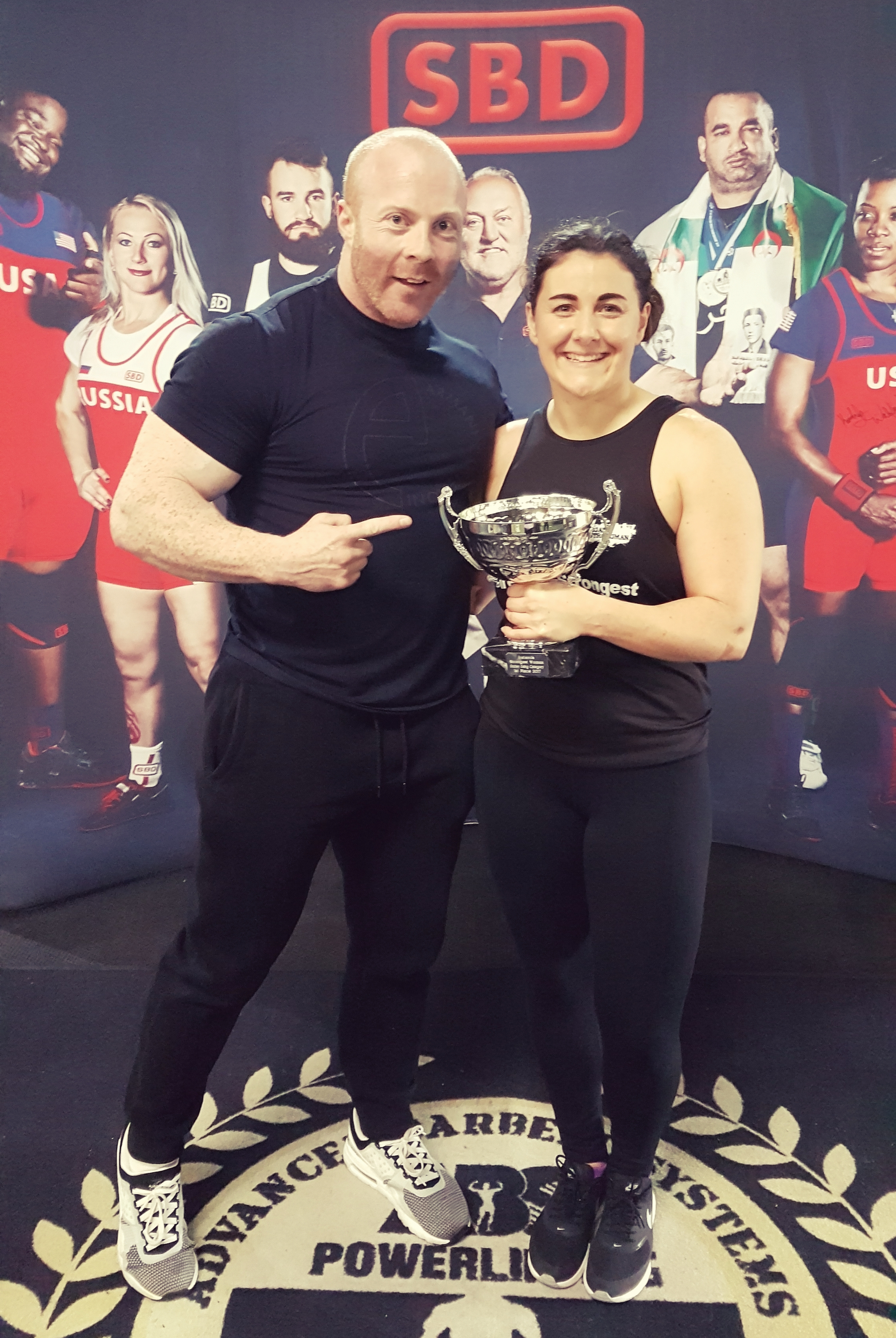 All Irelands Strongest Woman with nutrition coach Bryan Hickey