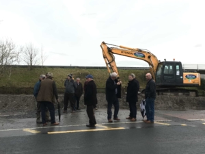 Protest at Latoon Bridge