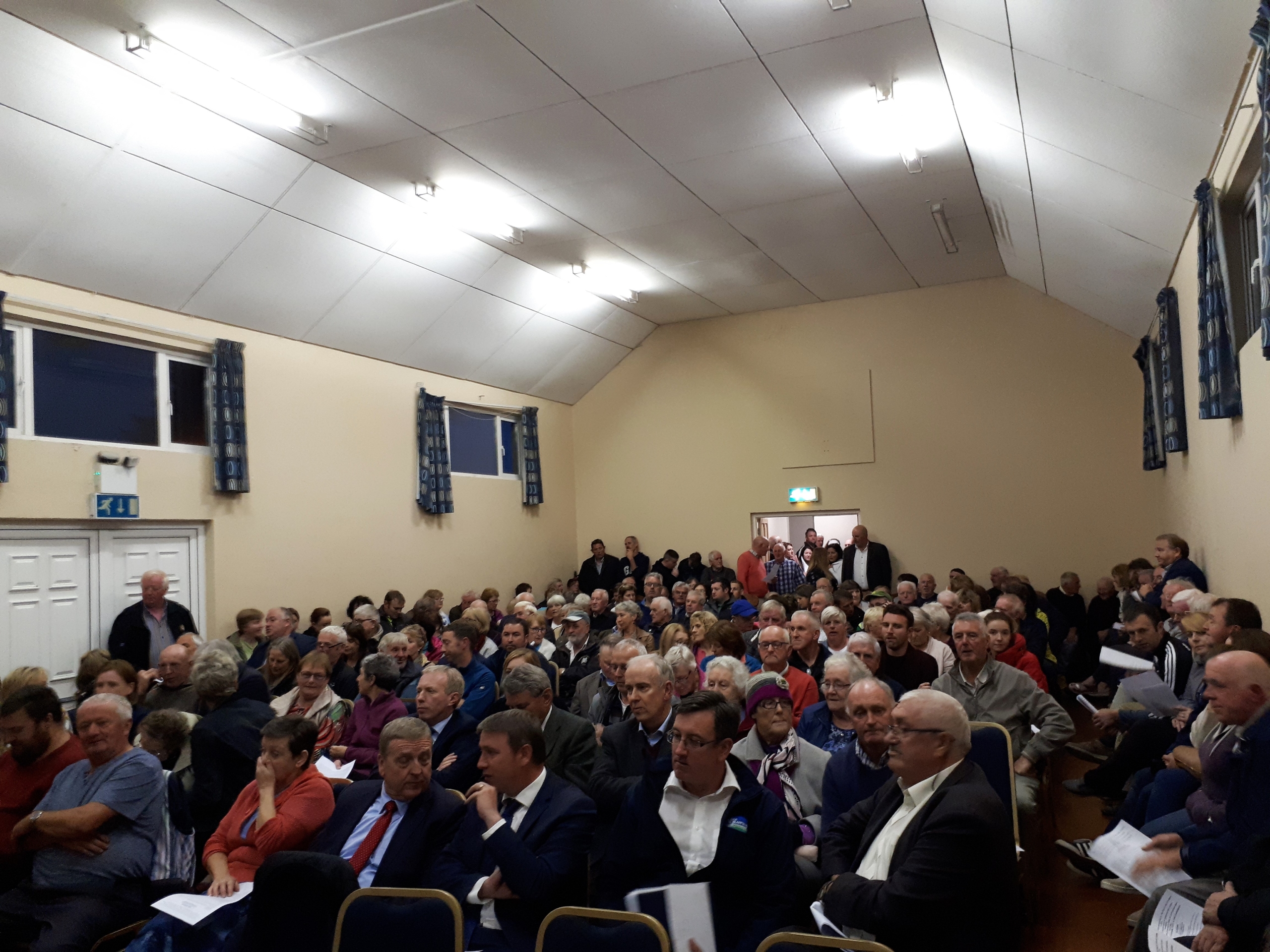 Post office public meeting in Cree