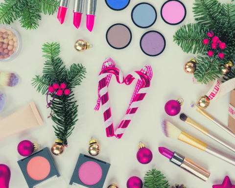 Christmas make up cosmetics