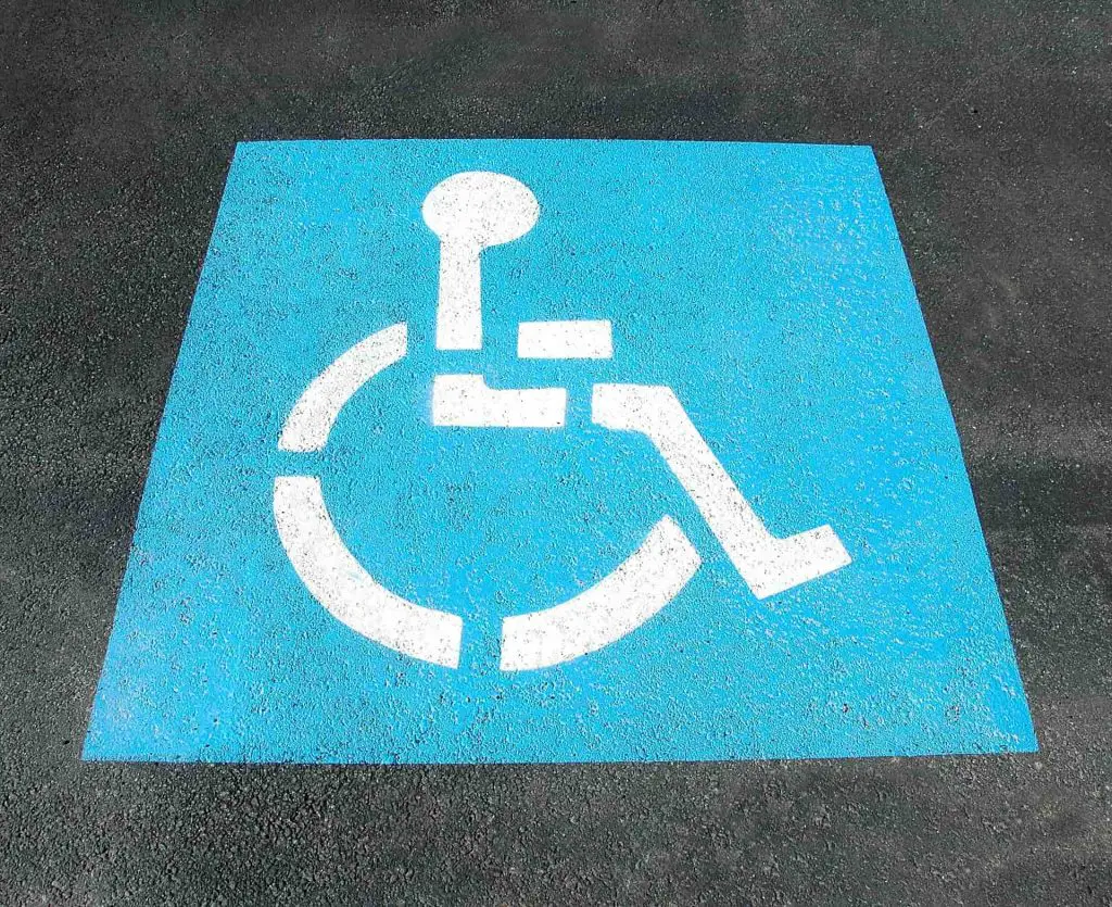 Disabled parking