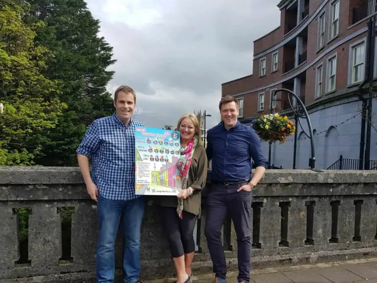 Cormac McCarthy of Ennis Tidy Towns with Cllr Mary Howard and Clare Echo editor Stuart Holly