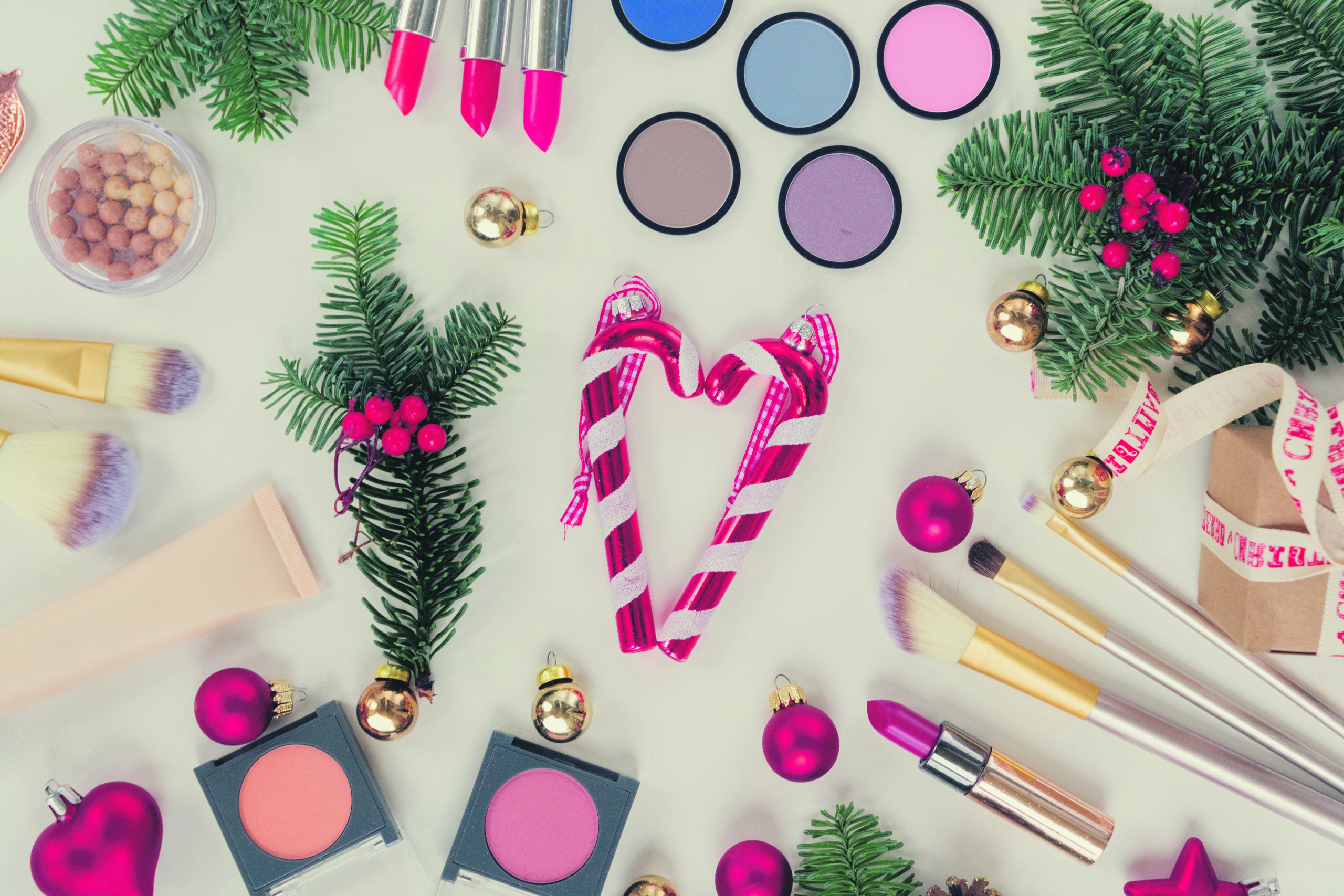 Christmas make up cosmetics