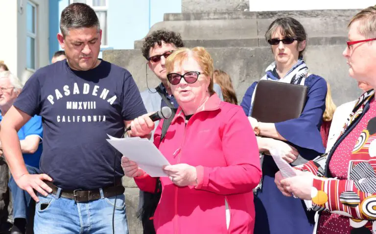 ennis protest 28 marie mcmahon angela coll