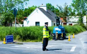 garda checkpoint junction