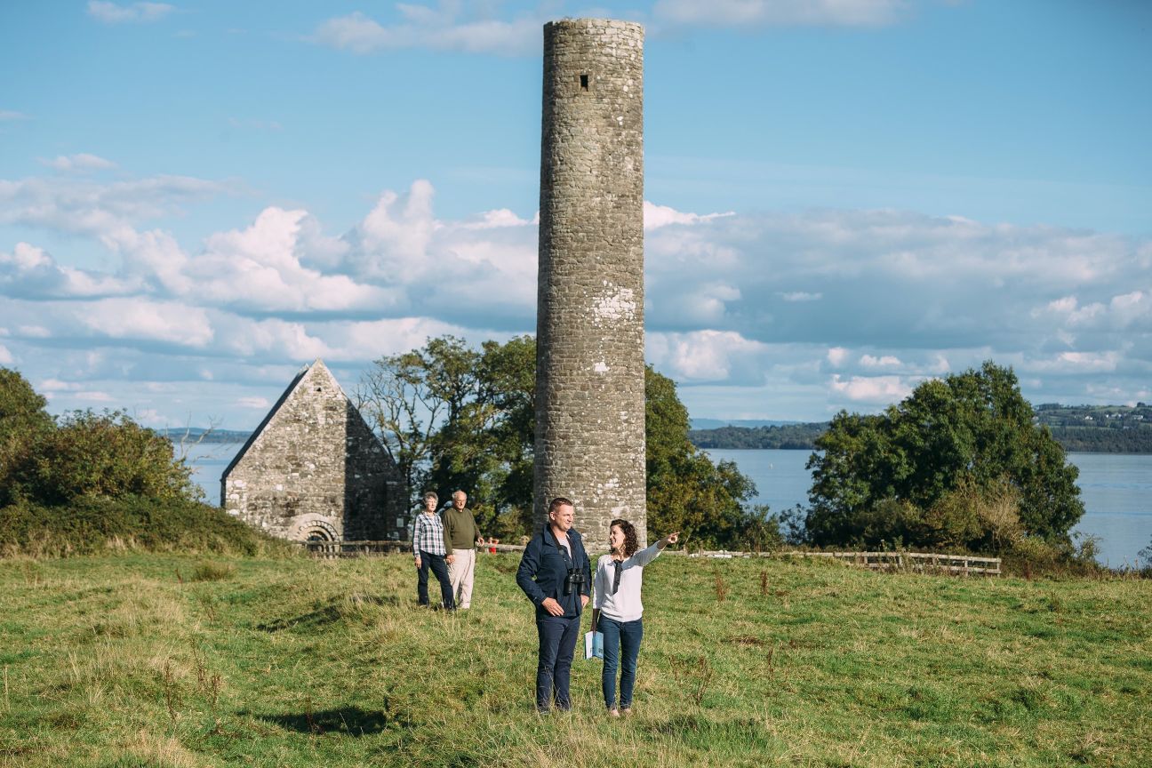 Inis Cealtra (Holy Island), Lough Derg, County Clare, Ireland