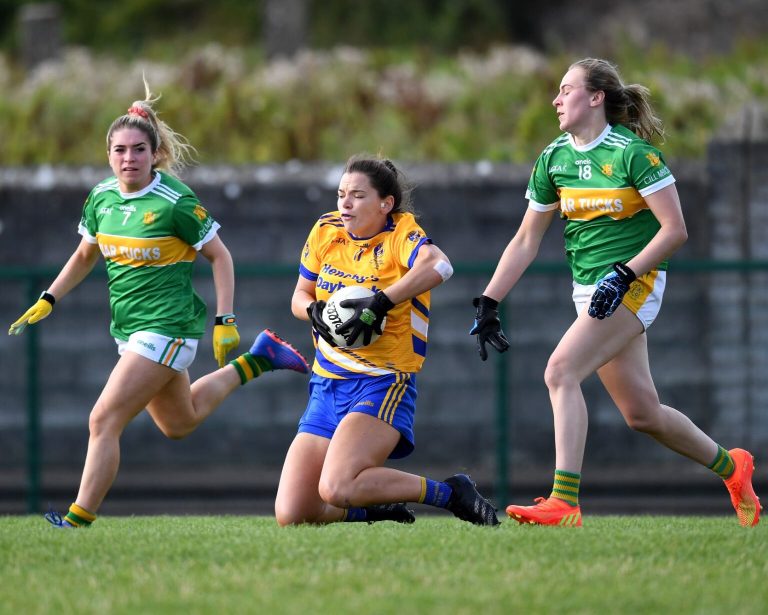 Title holders Banner Ladies go marching on Clare Echo