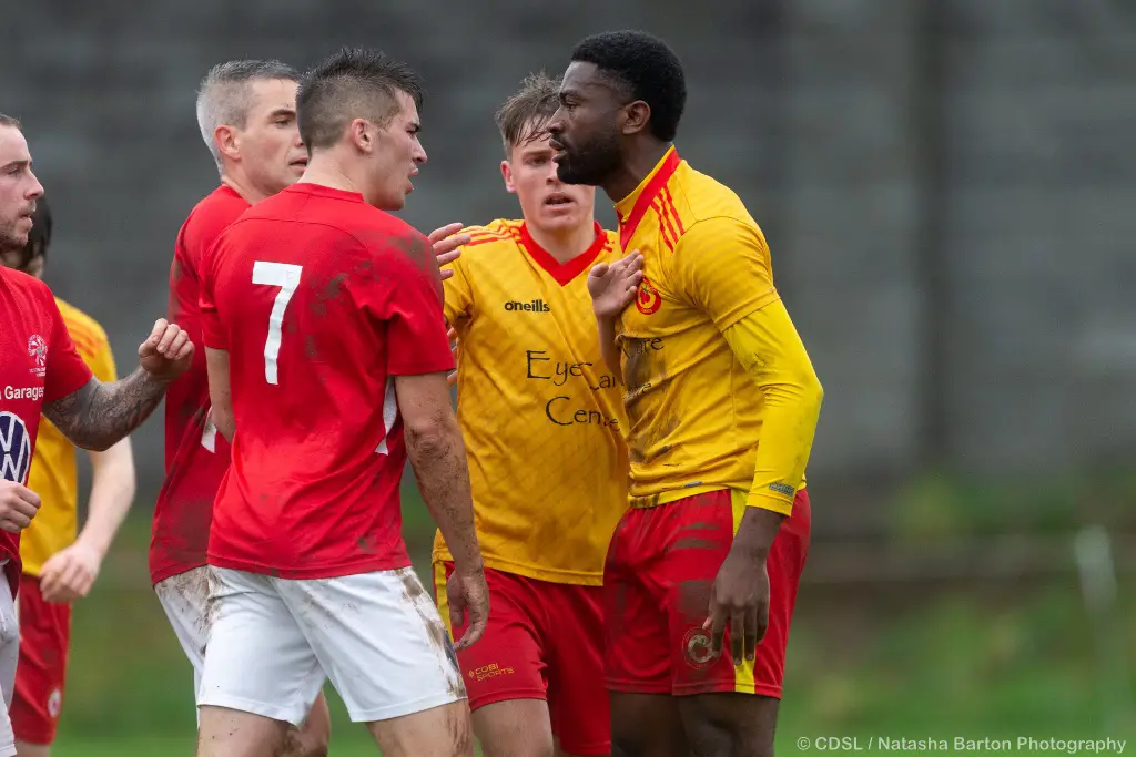 gearoid o'brien nnabuike nneji newmarket celtic v avenue utd 13-11-22