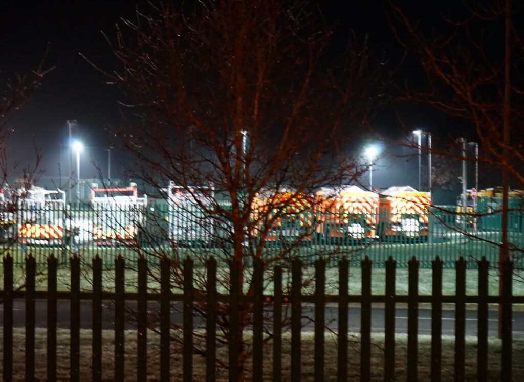 clare county council road depot grit salt