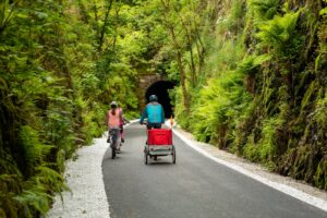 Lisa Ruttle & Family cycling on Limerick Greenway copy