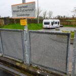 caravans sixmilebridge train station encampment