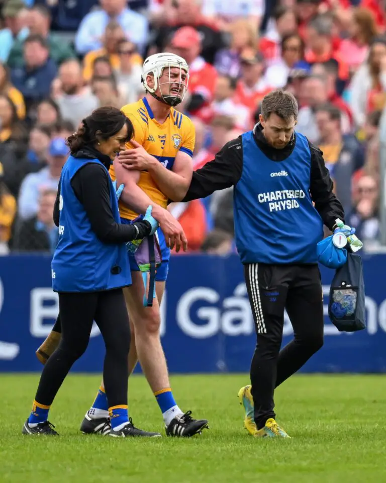 clare v cork 21-05-23 conor cleary injury 1