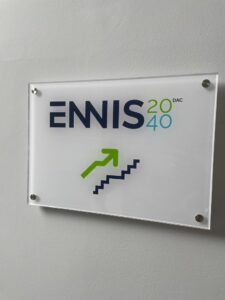 ennis 2040 sign