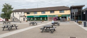 benches seating shannon town centre subway paddy power