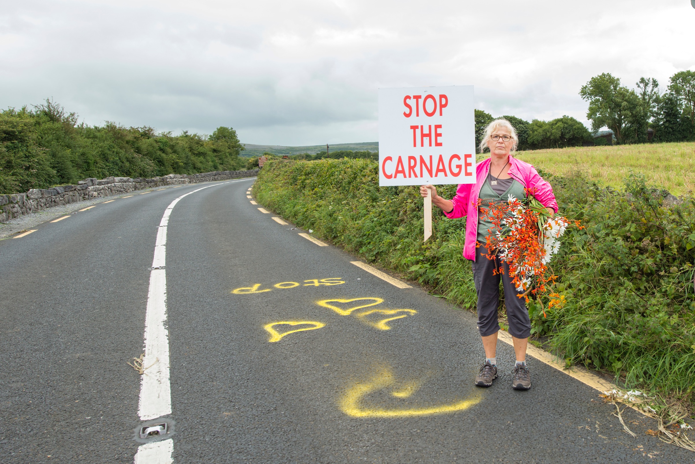 helga himmelsbach ballyvaughan protest