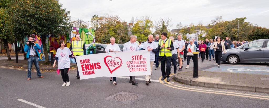save ennis town 10-10-23 abbey street car park