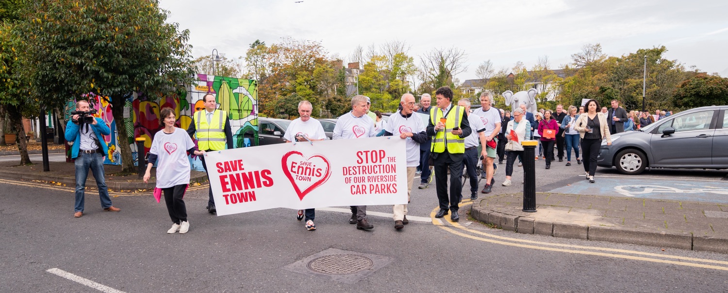 save ennis town 10-10-23 abbey street car park