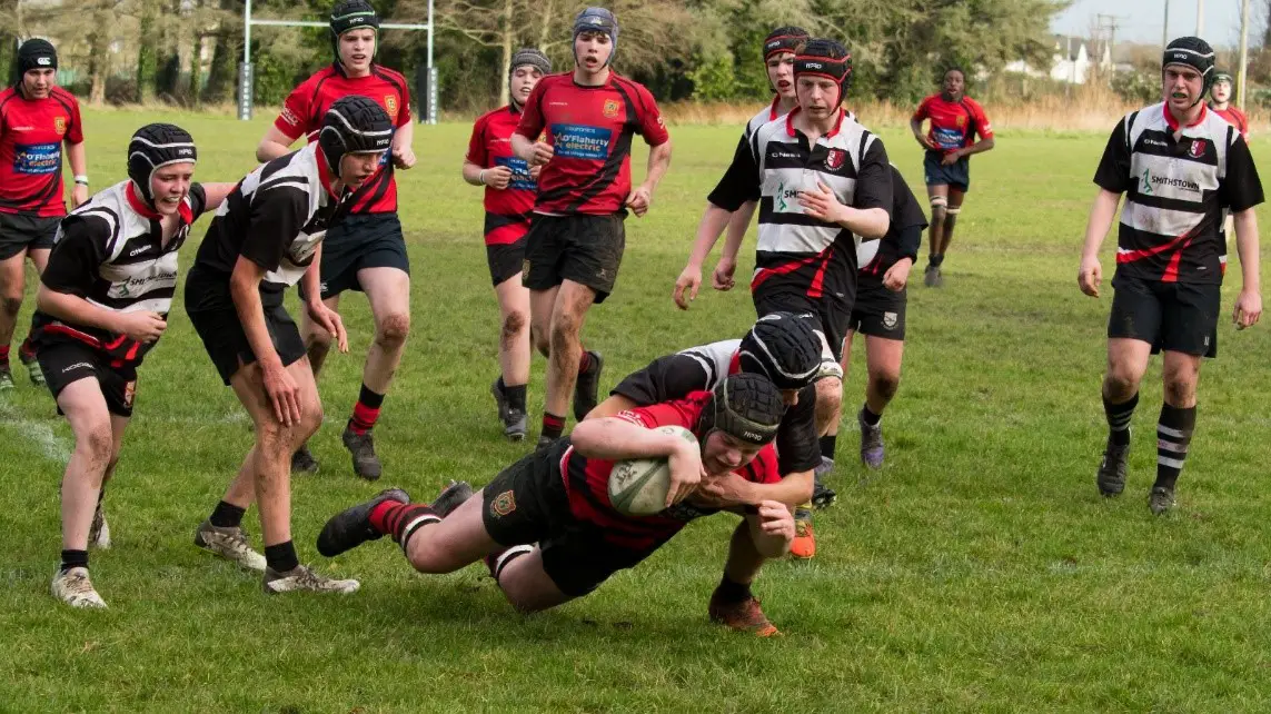 Ennis rfc rugby try