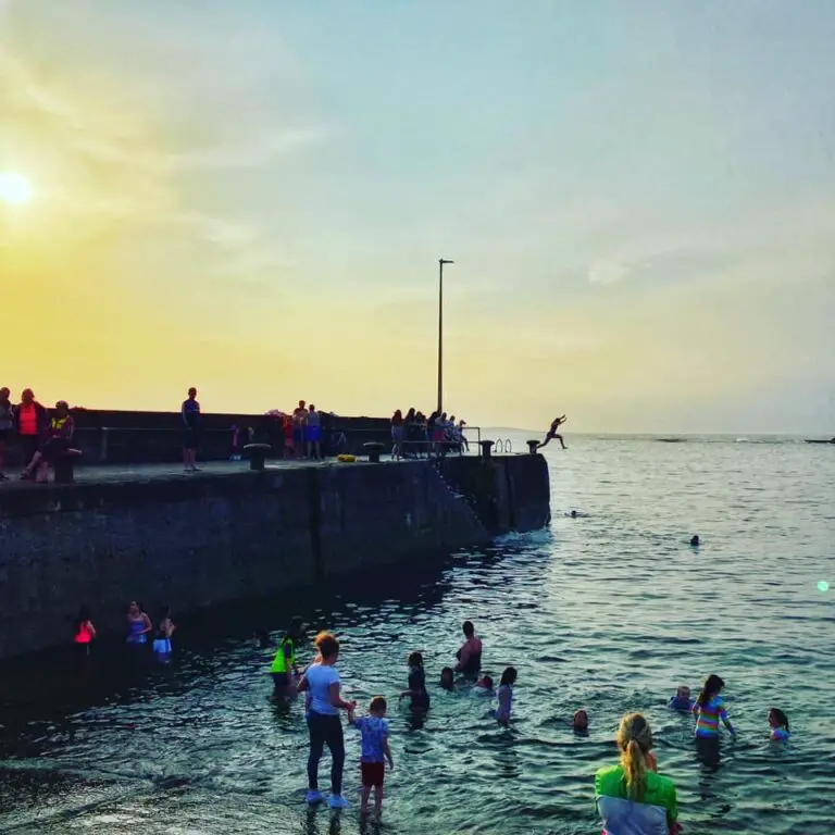 doolin pier swimming 1