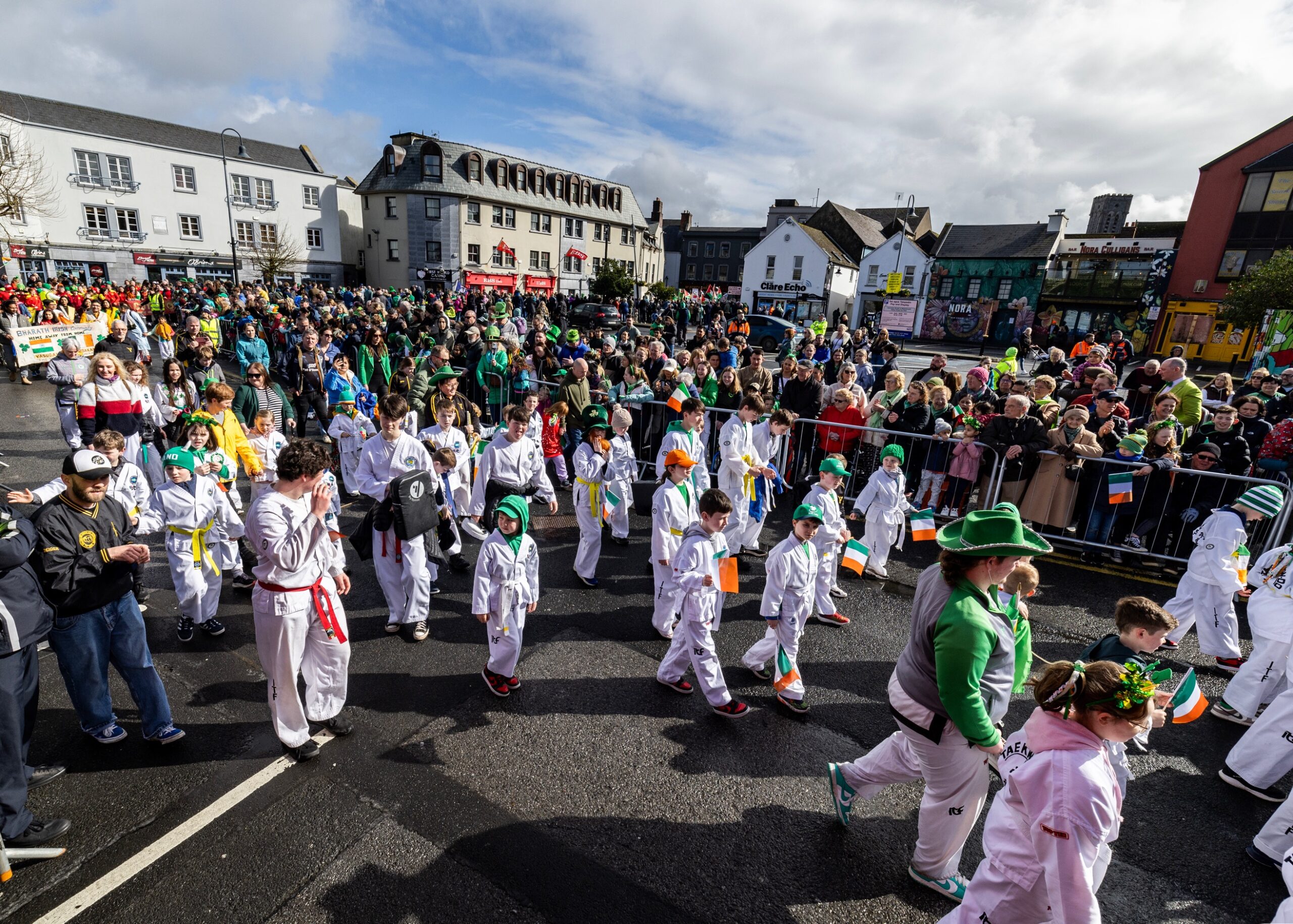 ennis st patrick's day parade 17-03-24 karate 3