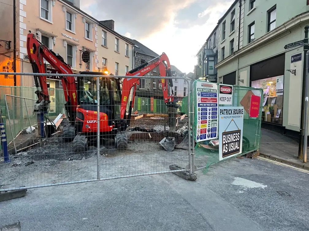 roadworks o'connell square ennis 07-03-24 2