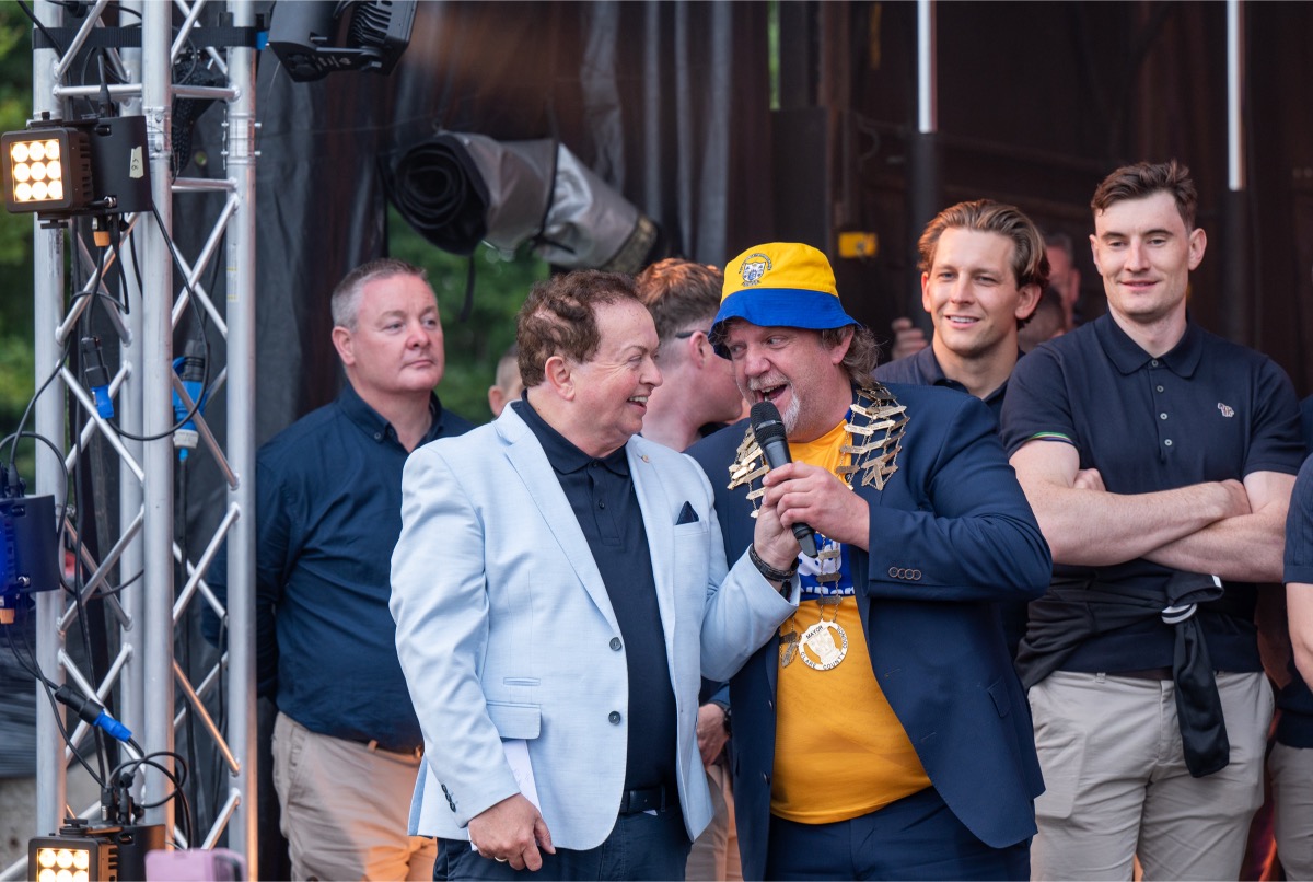 ennis homecoming 22-07-24 marty morrissey alan o'callaghan 2