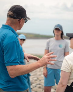 Simon Berrow of the IWDG giving a talk during one of a series of summer events in Liscannor Bay