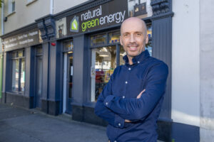 Declan Horan, owner of Natural Green Energy in the Market in Ennis