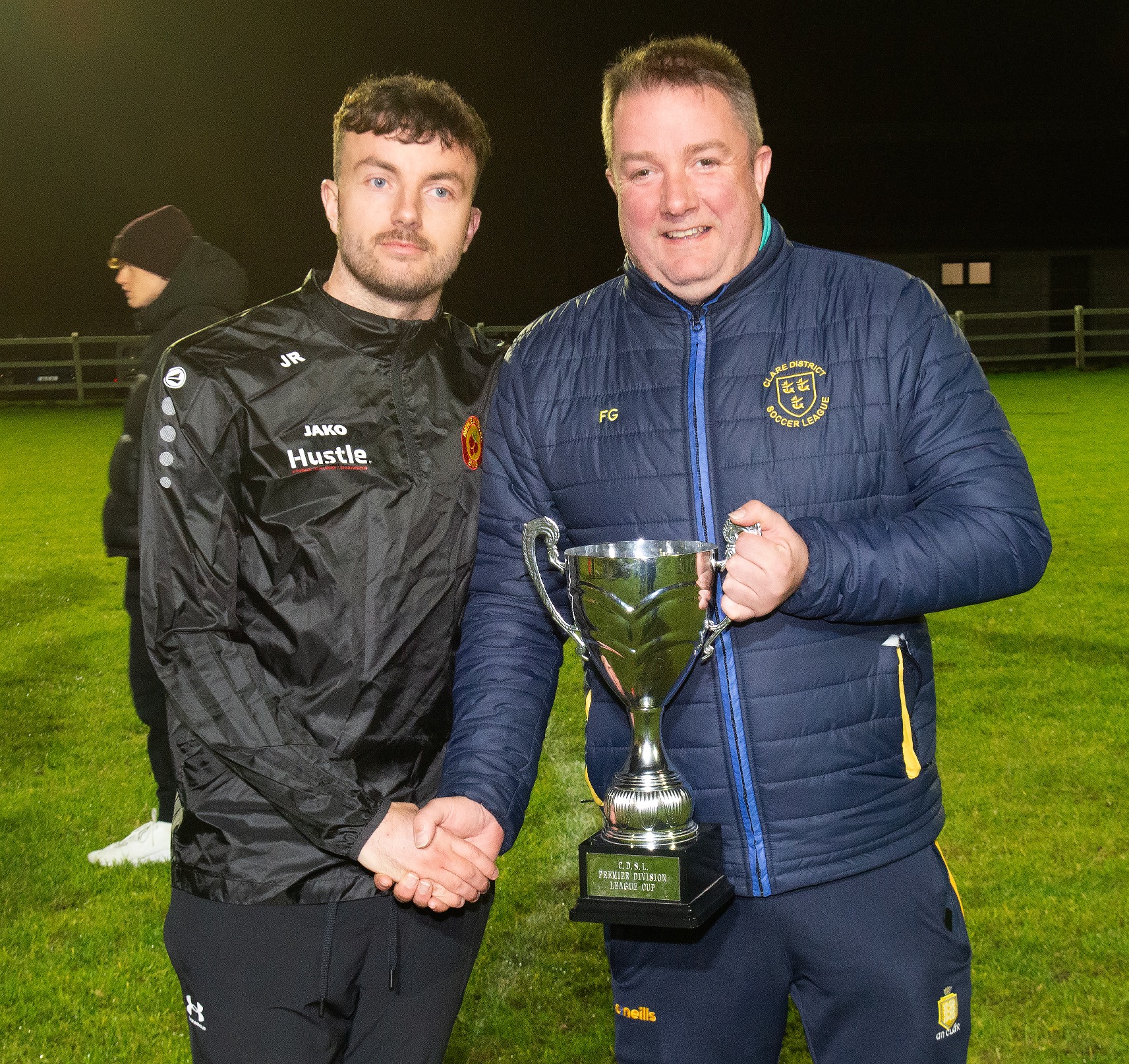 avenue utd v bridge utd 24-10-25 jamie roche frank gormley 1