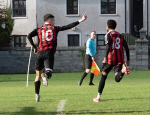 bridge utd v avenue utd 19-10-25 filip mostowy witness odirile gavin o'donnell 1