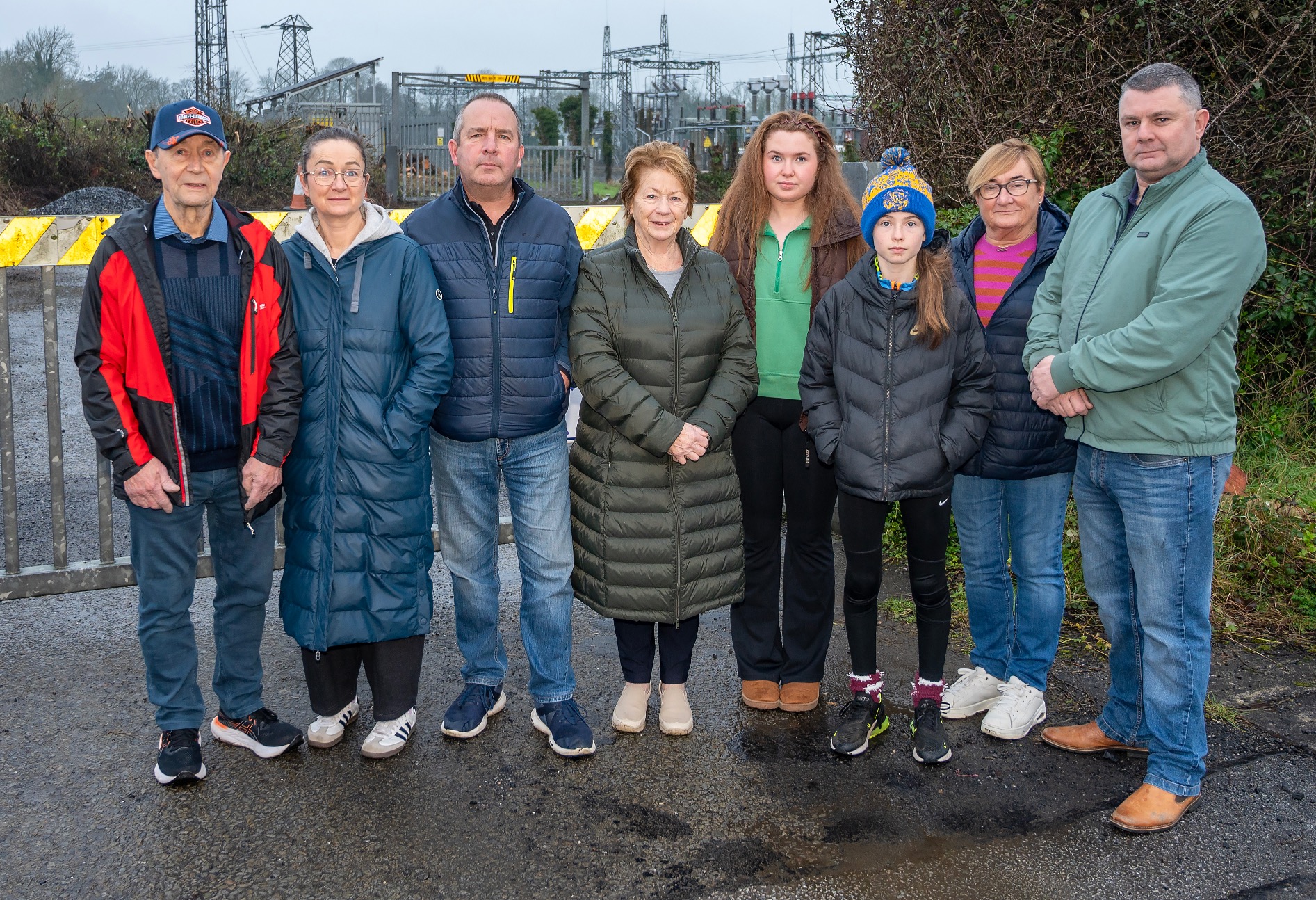 John Nally, Moira McMahon, Bob Enright, Kathleen McMahon, Ruth Enright, Ellen Curley, Mary Murphy pat o'gorman 22-12-25 2