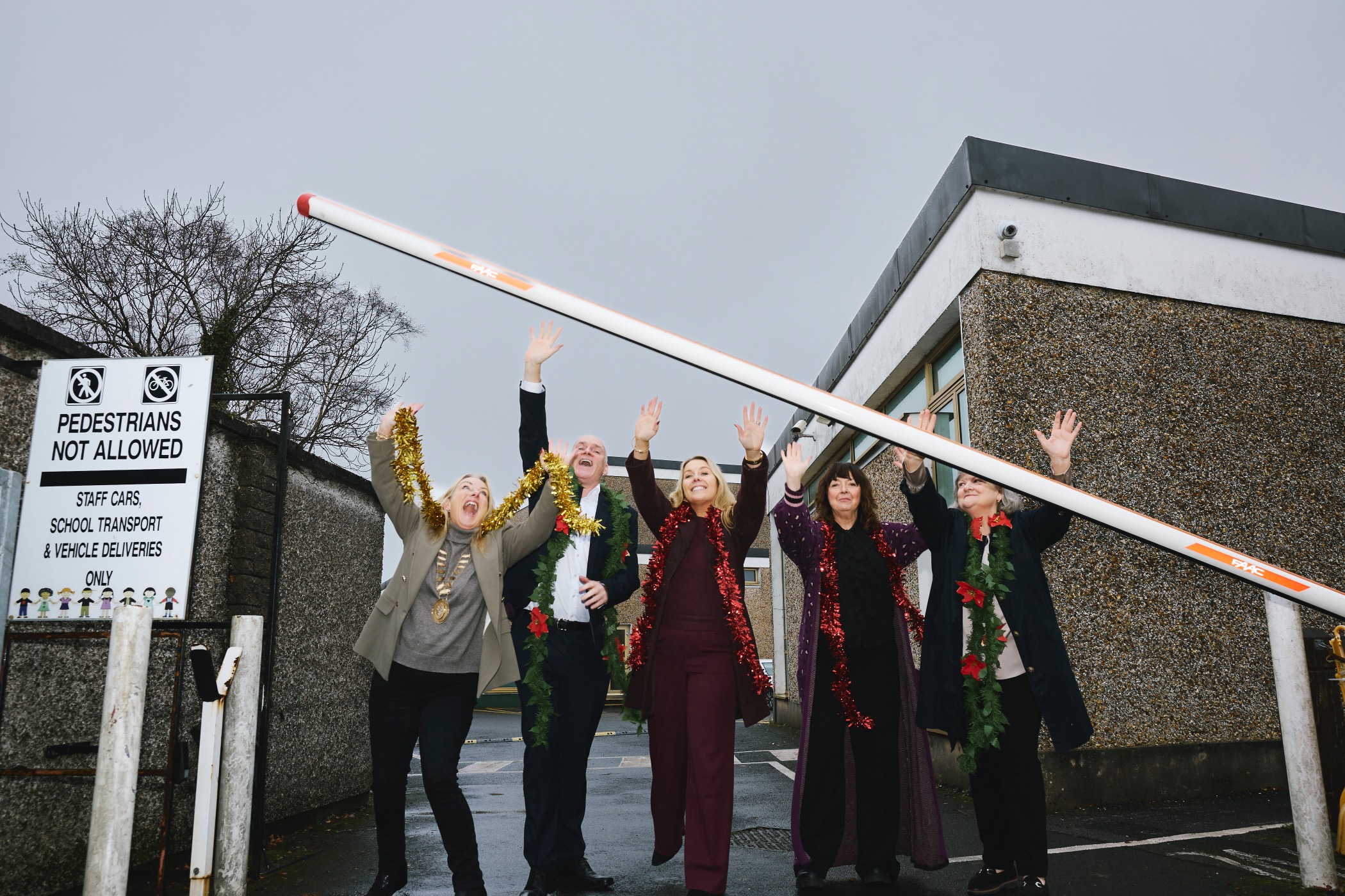 holy family barrier raised 1-2