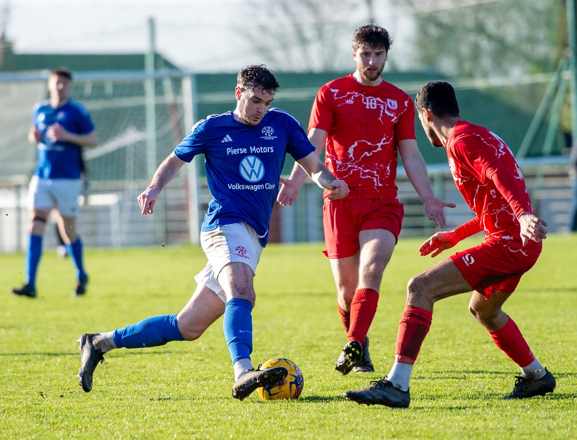 newmarket celtic vs lifford 25-01-26 aaron rudd bradley higgins 1