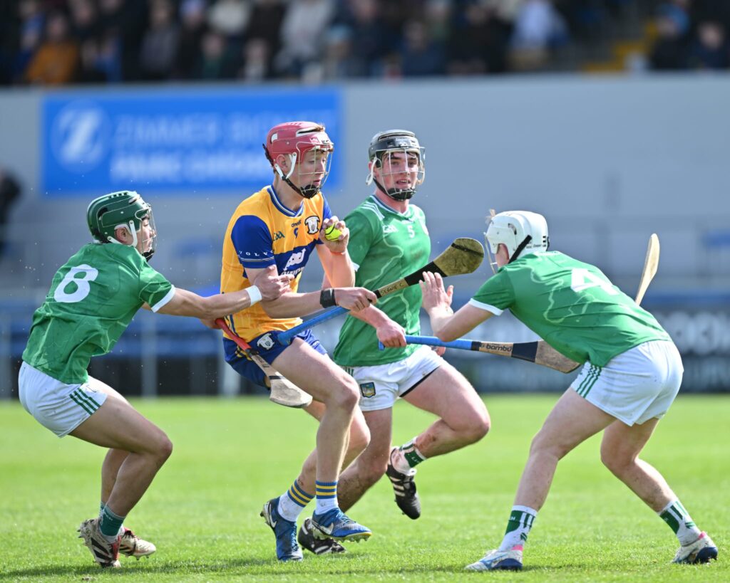 limerick vs clare minor 11-04-26 xavier neligan seanie connellan 1