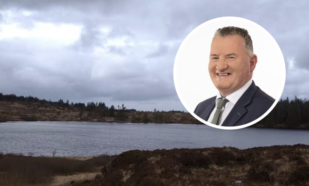 Lough Ea || Inset:Cllr Pat Hayes