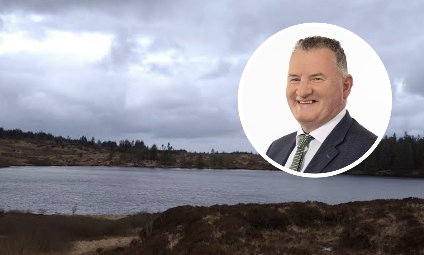 Lough Ea || Inset:Cllr Pat Hayes