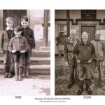 White brothers recreated school photo (Liscannor)