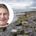 Ariel Kilrush town || Inset: Cllr Dinny Gould (IND)