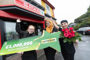 # From matchmaking to millionaire-making as Lisdoonvarna player wins €1m  **A LISDOONVARNA Lotto player has become a €1 million millionaire after buying the winning Lotto Plus ticket at a local shop during the town's famous Matchmaking Festival.**  The winning ticket was purchased at Spar Lisdoonvarna on Saturday, September 5, the day of the draw.  The Banner County player became the newest Lotto Plus millionaire after scooping €1 million in a special Guaranteed Millionaire event held as part of the first draw under the enhanced Lotto format.  While thousands gathered in Lisdoonvarna over the weekend in search of their perfect partnership, one local Lotto player found a match of a different kind.  Shop owner Megan White was delighted to hear about the win, particularly with it coming at such an important time of year for the town.  “What a weekend to become a Lisdoonvarna Lotto winner! It’s the first week of the famous match-making festival which the entire community gets involved with,” she said.  “There’s a great buzz already amongst the town as the festivities get underway, both with customers and surrounding businesses, and this news is sure to add even more. We wish the winner all the very best with their win and hopefully they check their ticket soon!”  The special Guaranteed Millionaire draw saw every Lotto Plus ticket that won a prize in either the Lotto Plus One or Lotto Plus Two draws entered into a draw for an additional €1 million.  The ticket purchased at Spar Lisdoonvarna was selected to win the €1 million prize on top of its original prize amount.  There were also 43 additional prizes of €10,092 awarded to winning Lotto Plus players nationwide.  Retail players are being urged to check their tickets either on the National Lottery app or in-store.  Those who have won an additional prize will be advised to contact the National Lottery Prize Claims team on 1800 666 222, where their exact prize amount will be confirmed.  Online Lotto Plus winners who won an additional prize will be contacted directly by the Prize Claims team.  National Lottery spokesperson Sarah Orr said Saturday night marked a “landmark moment” for Lotto as the game's new changes officially came into play.  “And with the world-famous Lisdoonvarna Matchmaking Festival underway, one Clare player found the perfect pairing, becoming our newest Lotto Plus millionaire in a special Guaranteed Millionaire draw,” she said.  “We're urging anyone who purchased a Lotto Plus ticket on the day of the draw at Spar Lisdoonvarna in Co. Clare to check it carefully, as an incredible €1 million prize is waiting to be claimed.  “The celebrations didn't stop there, with 43 Lotto Plus players nationwide also winning additional prizes of €10,092 each. And that's still not all. Two Lotto players in Kilkenny and Limerick each landed €40,215 after matching five numbers and the bonus in the main draw.”  She added: “The biggest winners from Saturday night should sign the back of their tickets and keep them safe. They should contact the Prize Claims team on 1800 666 222 and arrangements will be made for them to claim their prizes.”  Meanwhile, two Lotto players in Kilkenny and Limerick matched five numbers and the bonus in the main draw to win €40,215 each.  The winning Lotto numbers were 08, 11, 15, 21, 33 and 44, with bonus number 14.  The National Lottery confirmed that the winning €1 million Lotto Plus ticket was purchased at Spar Lisdoonvarna in Co Clare