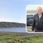 Cregg beach inset cllr Bill Slattery
