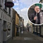 Parnell Street, Inset: Cllr Tommy Guilfoyle