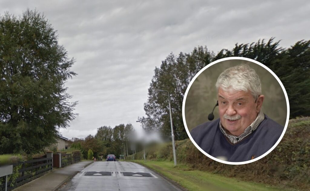 Cllr Tony Mulcahy (inset) called for traffic calming on the Gort Road in Shannon