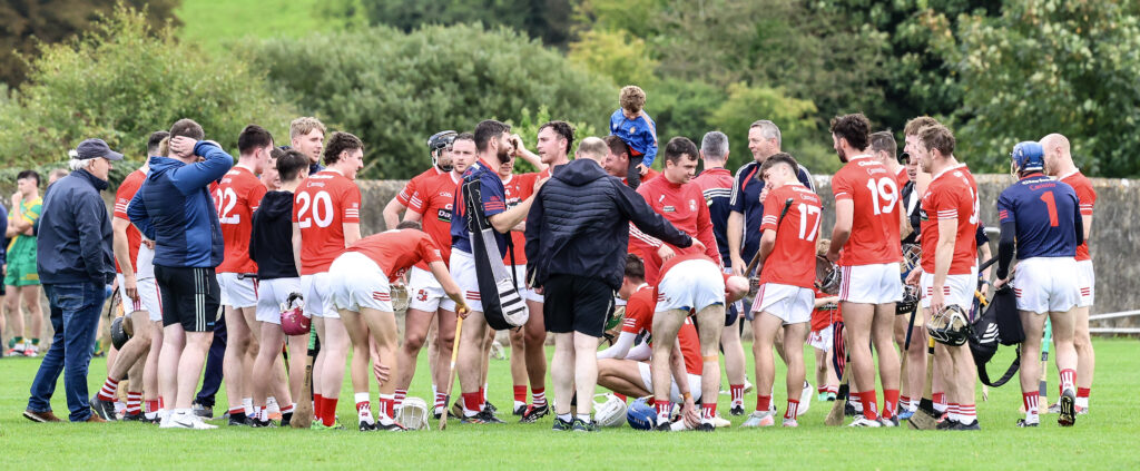 crusheen vs o'callaghans mills 12-09-26 huddle 1