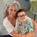 Karen Brennan with her son Reuban