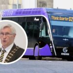Glider bus, Cllr Michael Begley