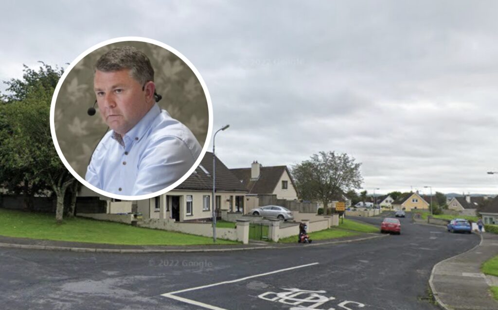 Elton Court, Inset: Cllr Pat O'Gorman