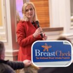 Cllr Rita McInerney || Inset: BreastCheck