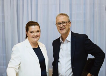 Breige Grogan from Little Rocket Digital and Des Regan of Rengen Power.